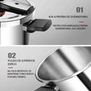 [Llevá 2 Pagá 1] Olla a Presión Supor de 3 Capas de Acero Inoxidable con Manijas de Goma | Seguridad Total para tu Cocina + Kit de Utensilios de Cocina